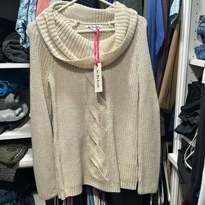 NWT The Limited Cow neck Sweater